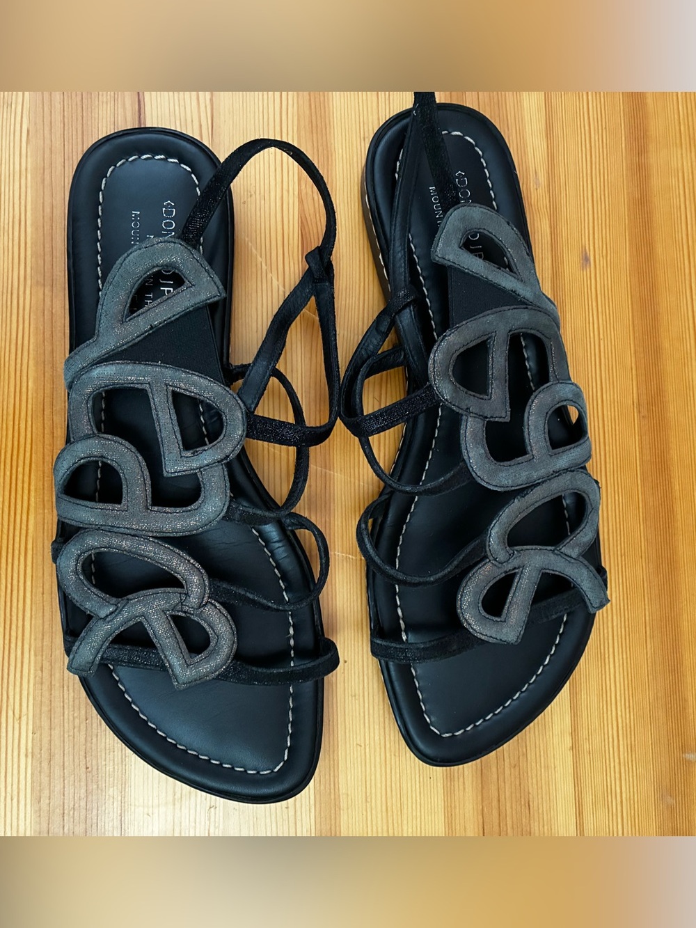 Donald J. Pliner PEACE strappy sandal metallic sheen